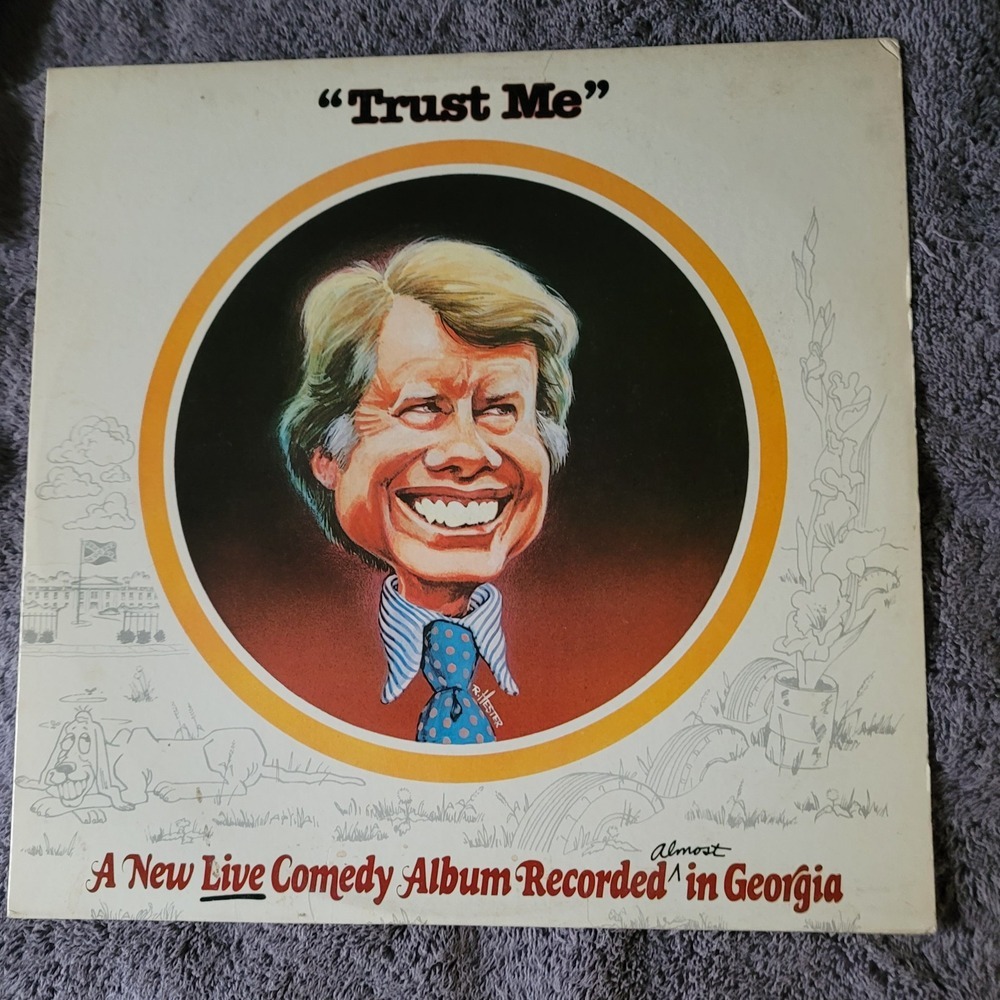 Hans Petersen – "Trust Me"‎ - A New Live Comedy Album Record - VINYL LP 1977